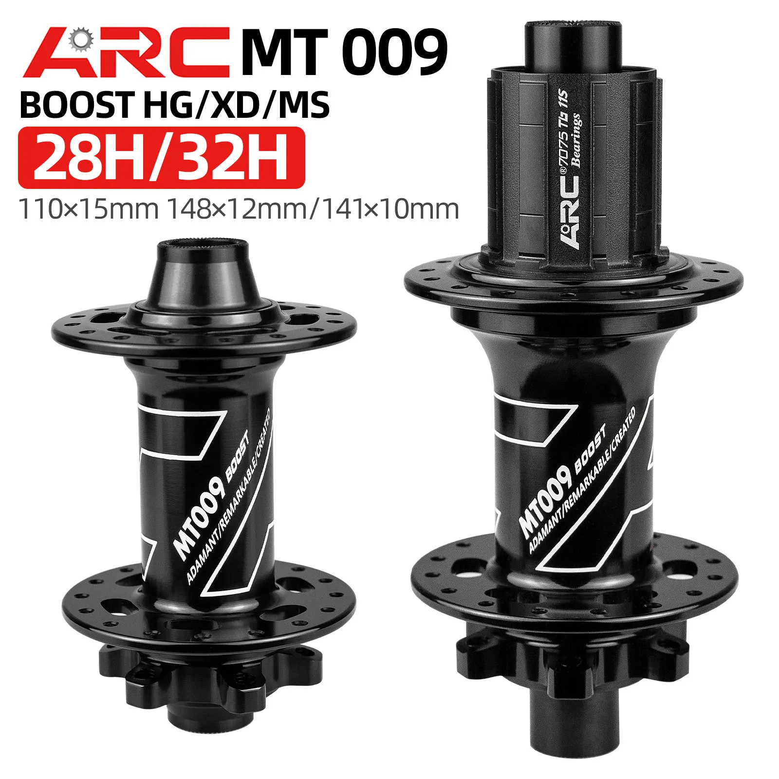 MT009 BOOST Front Rear Hub Mtb Mountain Bike Hub 28 32 Holes 110Mm 148Mm 141Mm H