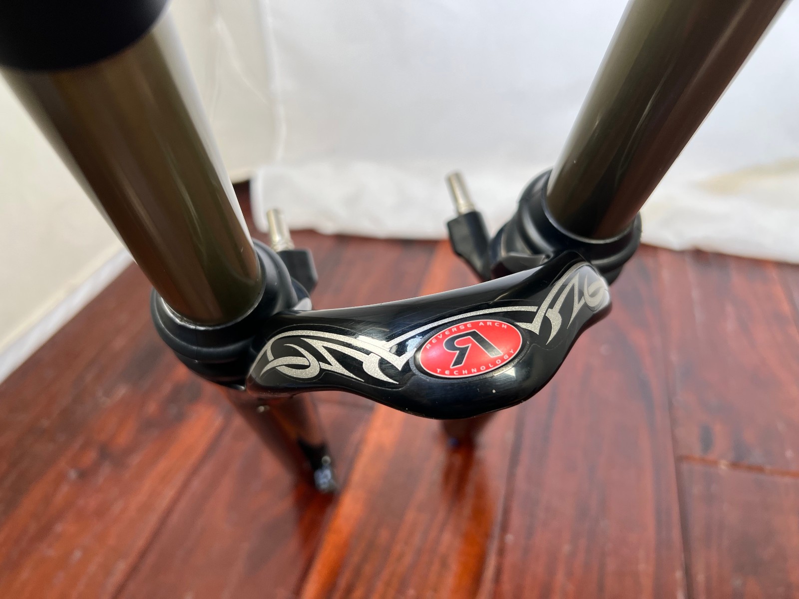 Vintage Manitou Black Fork 1-1/8” 100mm QR Disc/Rim 26″ leaking oil Retro MTB