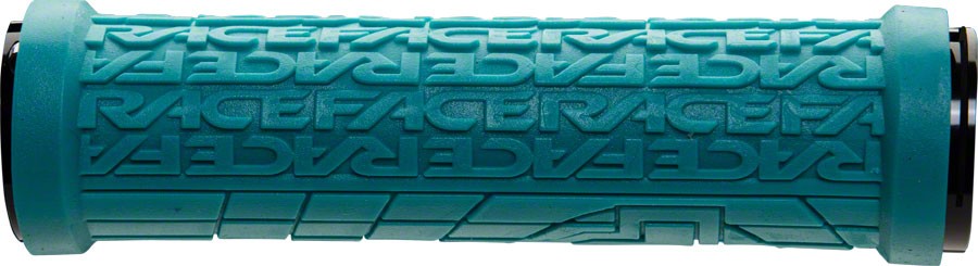 RaceFace Grippler Grips – Turquoise, Lock-On, 33mm