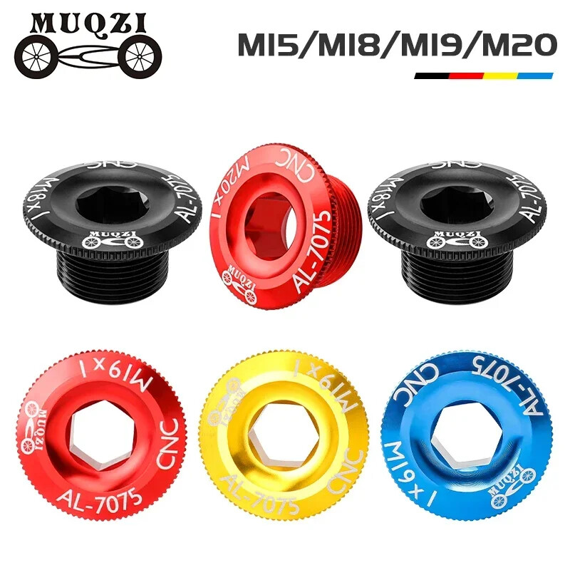 MUQZI MTB Bike M15 M18 M19 M20 Cranks Screw CNC 7075 Aluminum Alloy Crankset