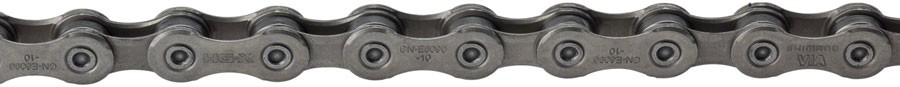 Shimano STEPS CN-E6090-10 Ebike Chain – 10-Speed Silver Steel, Ultra-Low