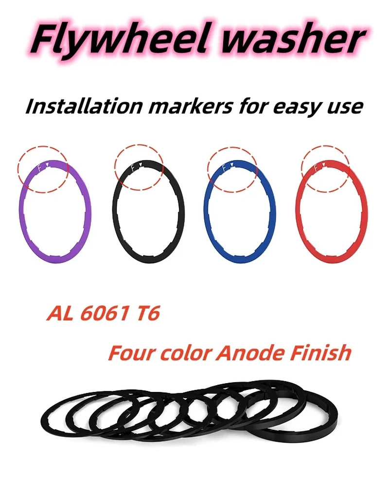 Bike Cassette Gasket Freehub Body Freewheel Washer Freewheel Spacers Bicycle Hub