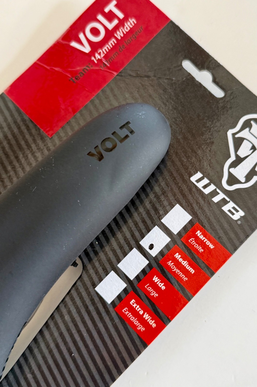 WTB Volt NICA Team California bicycle saddle medium Ti rail limited edition