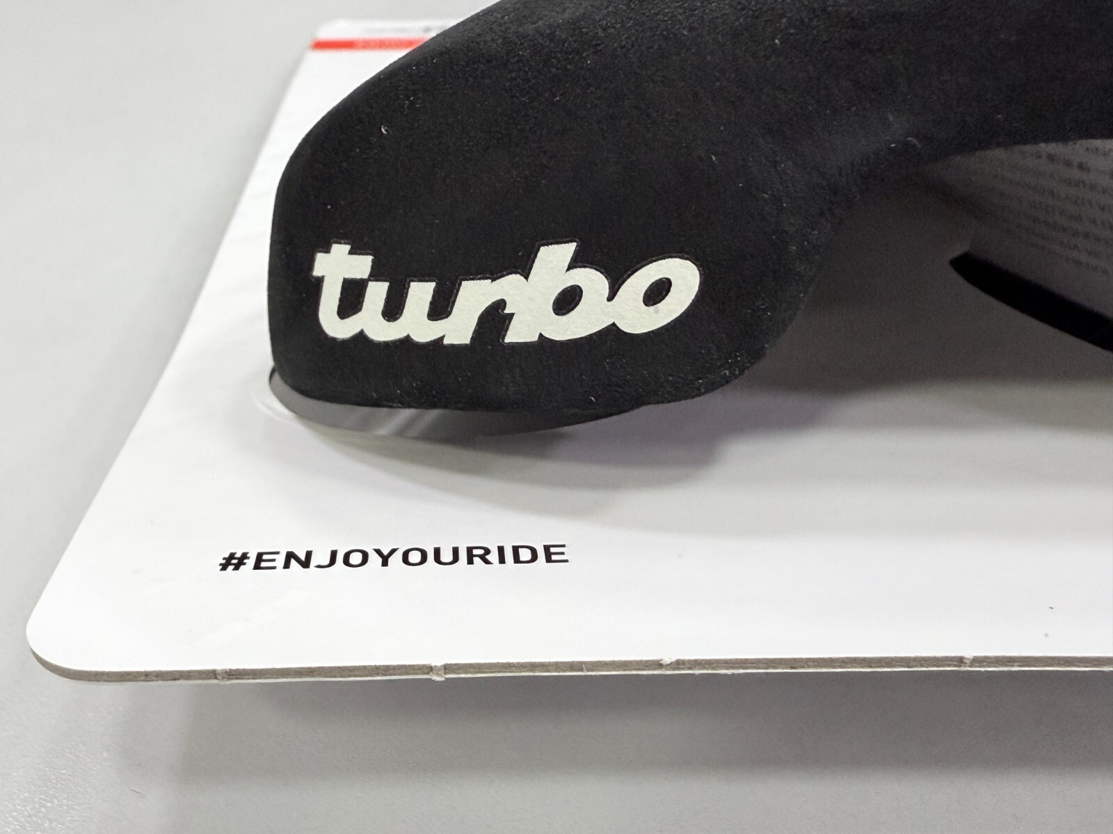 Selle Italia Turbo 1980 Nubuk Leather FeC Alloy Rail Saddle (Black) 146 x 275mm