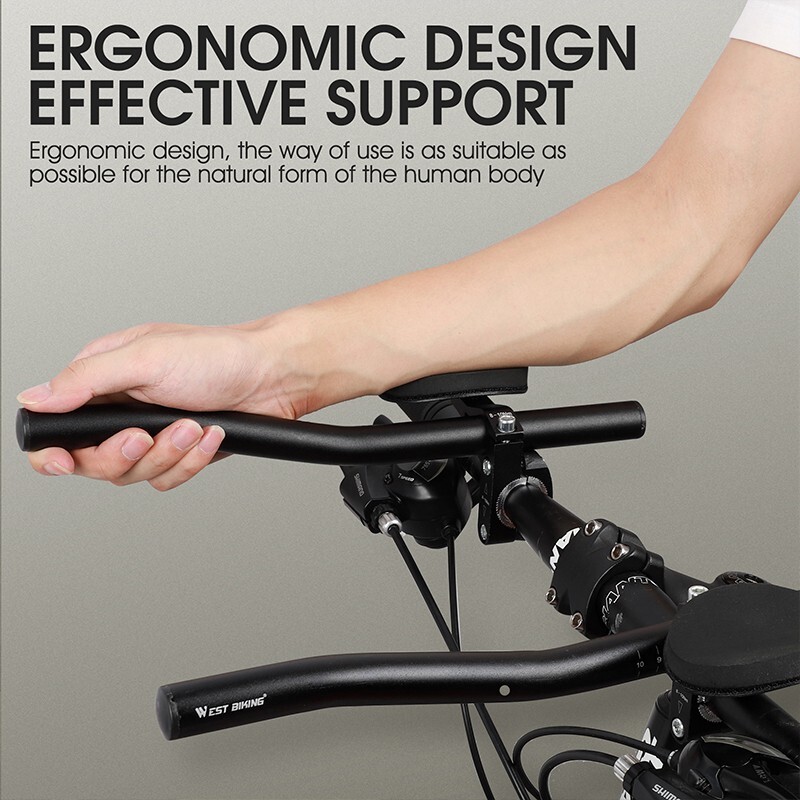 Rest Bicycle Handlebar Clip on Aero Bars Road Bike Extension Triathlon Aerobars