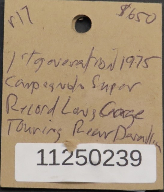 1st generation Campagnolo Super record Friction Long Cage rear derailleur 1976