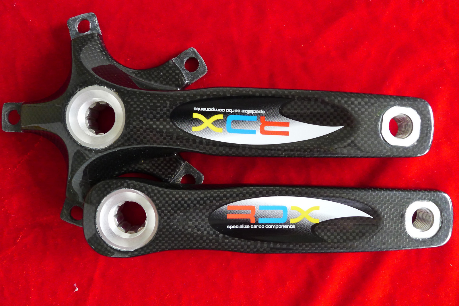 BMX Bicycle RDX Full Carbon Fiber Crankset Crank Arms Standard 175mm 10 Spline