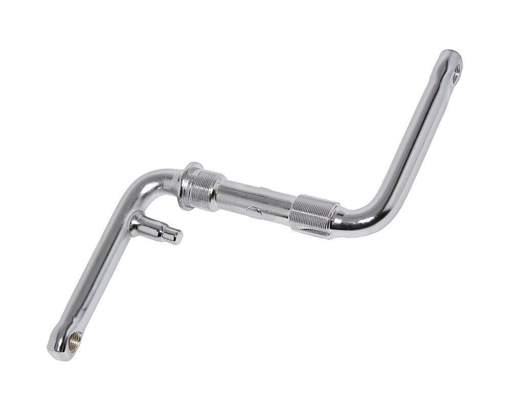 F&R LOWRIDER 4 1/2″ (115MM) BICYCLE STEEL ONE-PIECE CRANK CHROME.