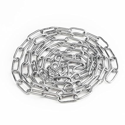 9.8ft Light Duty Stainless Chain for Hanging Pet