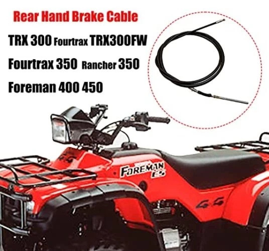 Rear Hand Brake Cable Replace for Honda TRX500 Foreman Rubicon 500 TRX500FPA