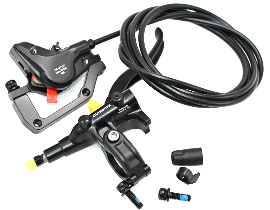 Shimano Deore Brake Set BL-M4100 + BR-MT410 Rear, 2 Piston, Includes Adapter