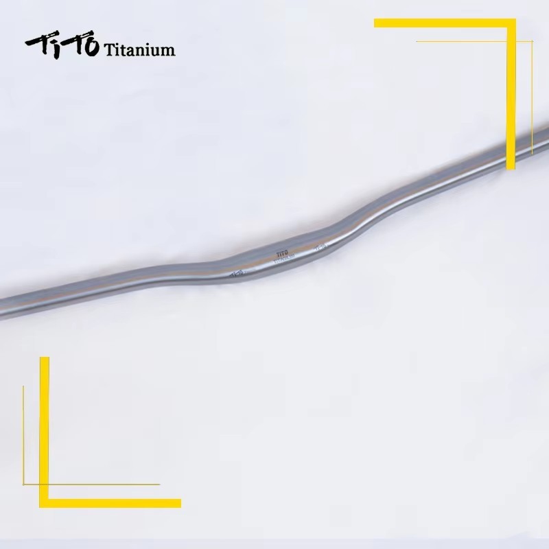 Ti Bicycle handlebar Swallow-shaped ti MTB riser handlebars bike