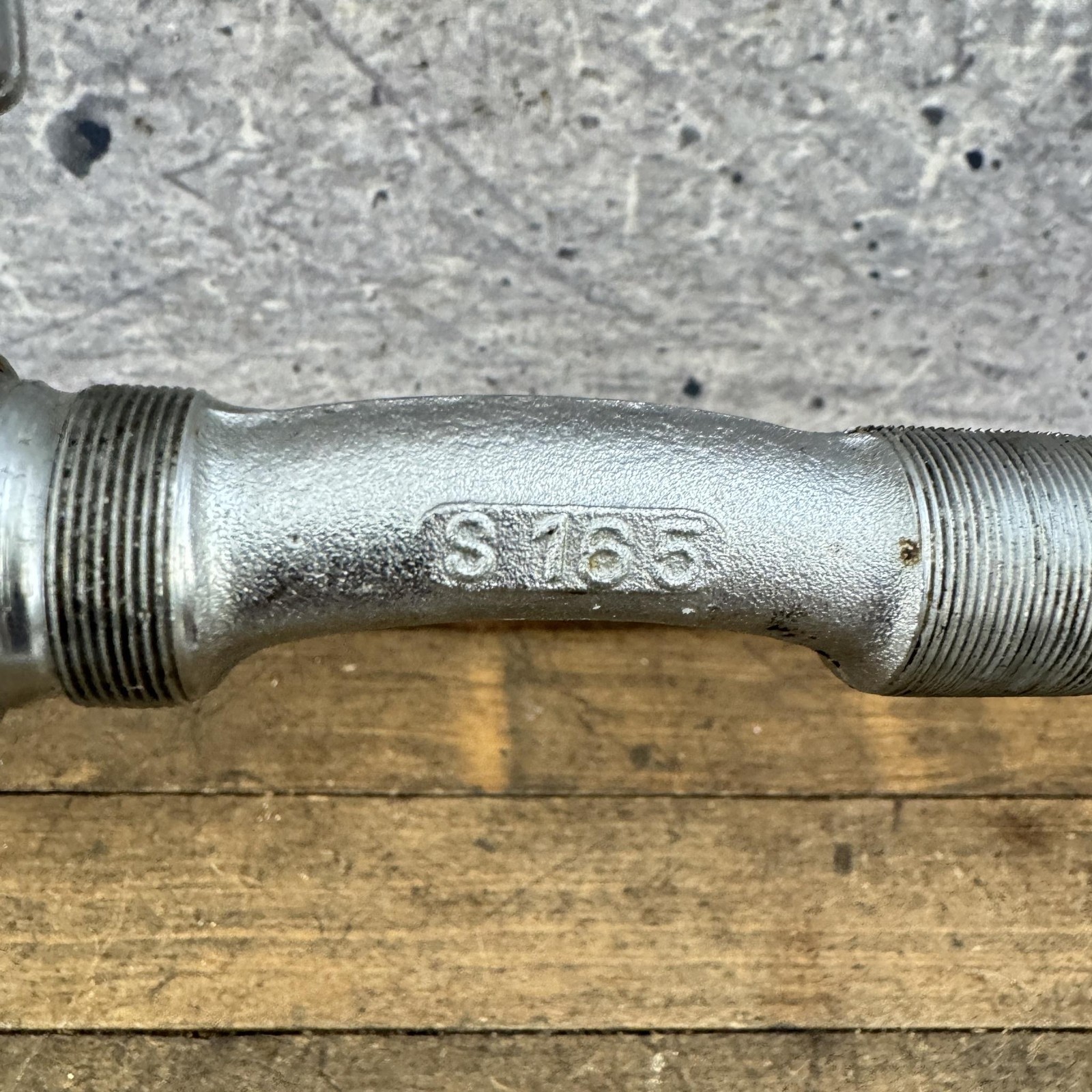 Vintage Sugino Crankset 165mm 86 1986 1pc OPC 1980s Old School BMX Bike Steel