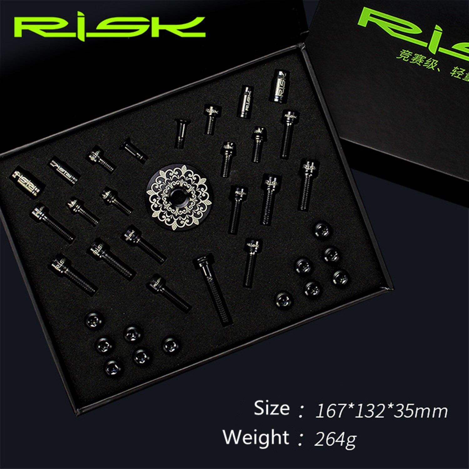 36pcs Titanium Alloy Screw Kits for MTB Bike Common Bolts Screw with Washer