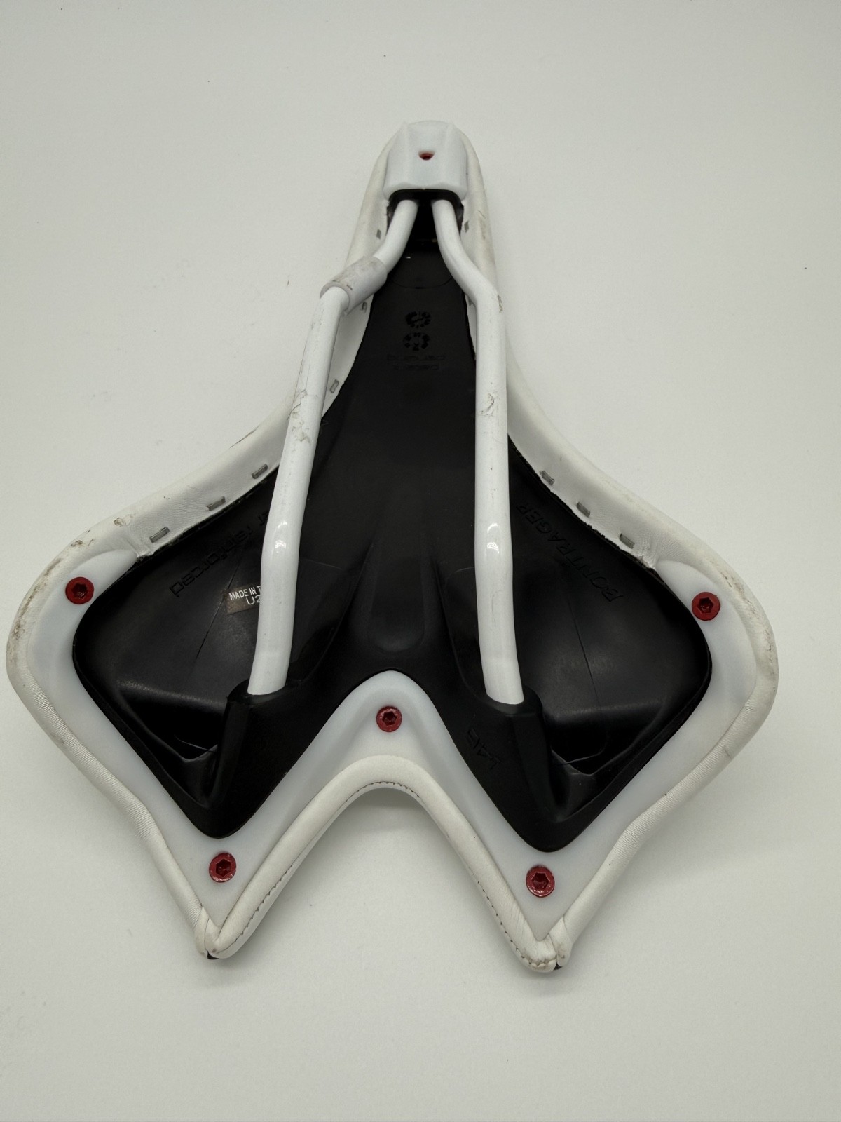 Bontrager RL 145 Seat Or Saddle Black White Red Fiber Reinforced