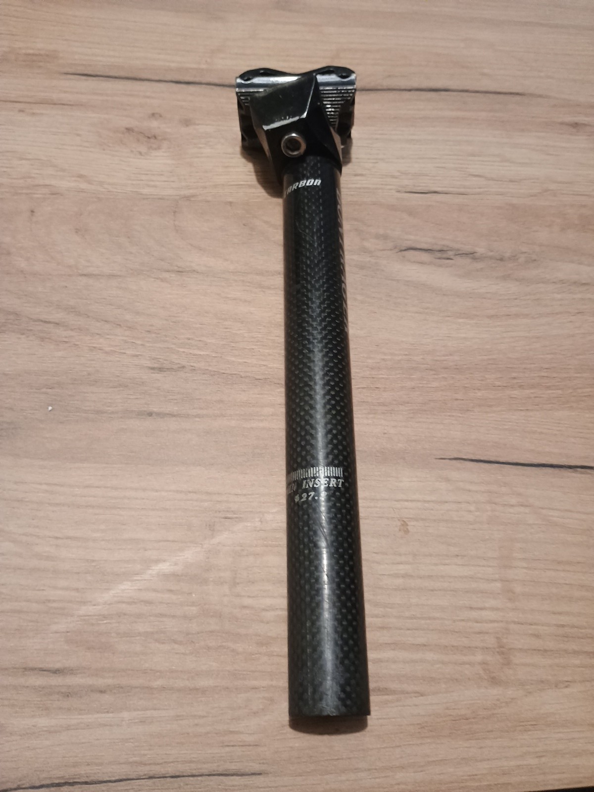 Nos Vintage Bontrager Carbon Seatpost 27.2 New Mint Black 225mm 209g Seatpost