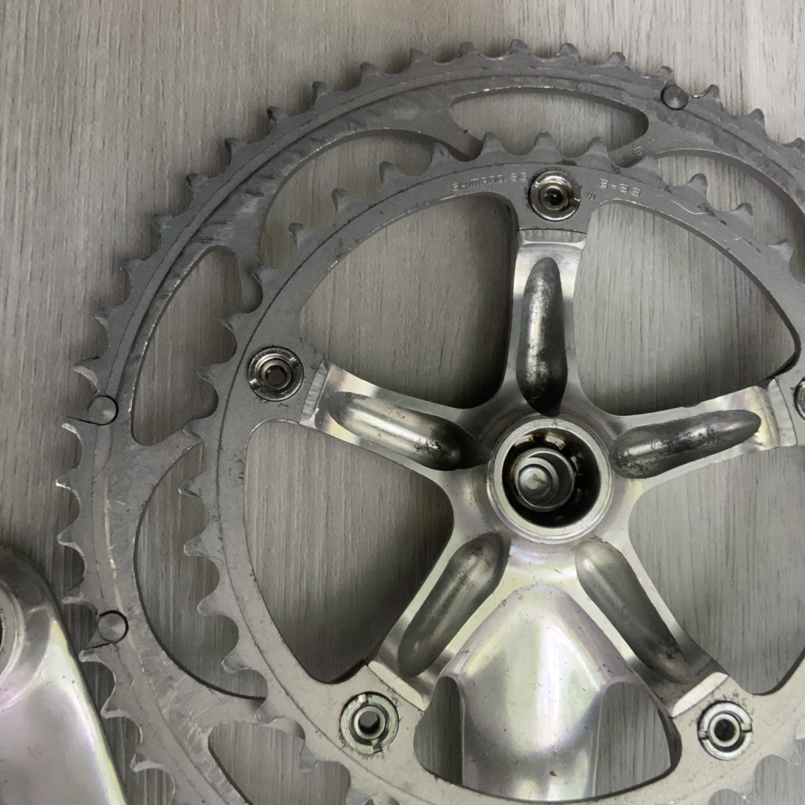SHIMANO ULTEGRA CRANKSET DOUBLE 6500 53-39 TOOTH 172.5 MM ARMS