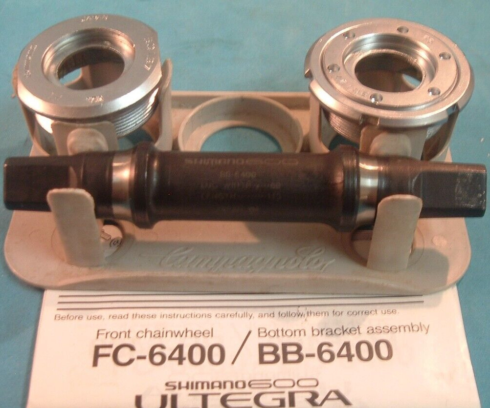 Shimano 600 Ultegra 68x 113MM BB-6400 Road Bottom Bracket-NEW/NOS English- NIB++