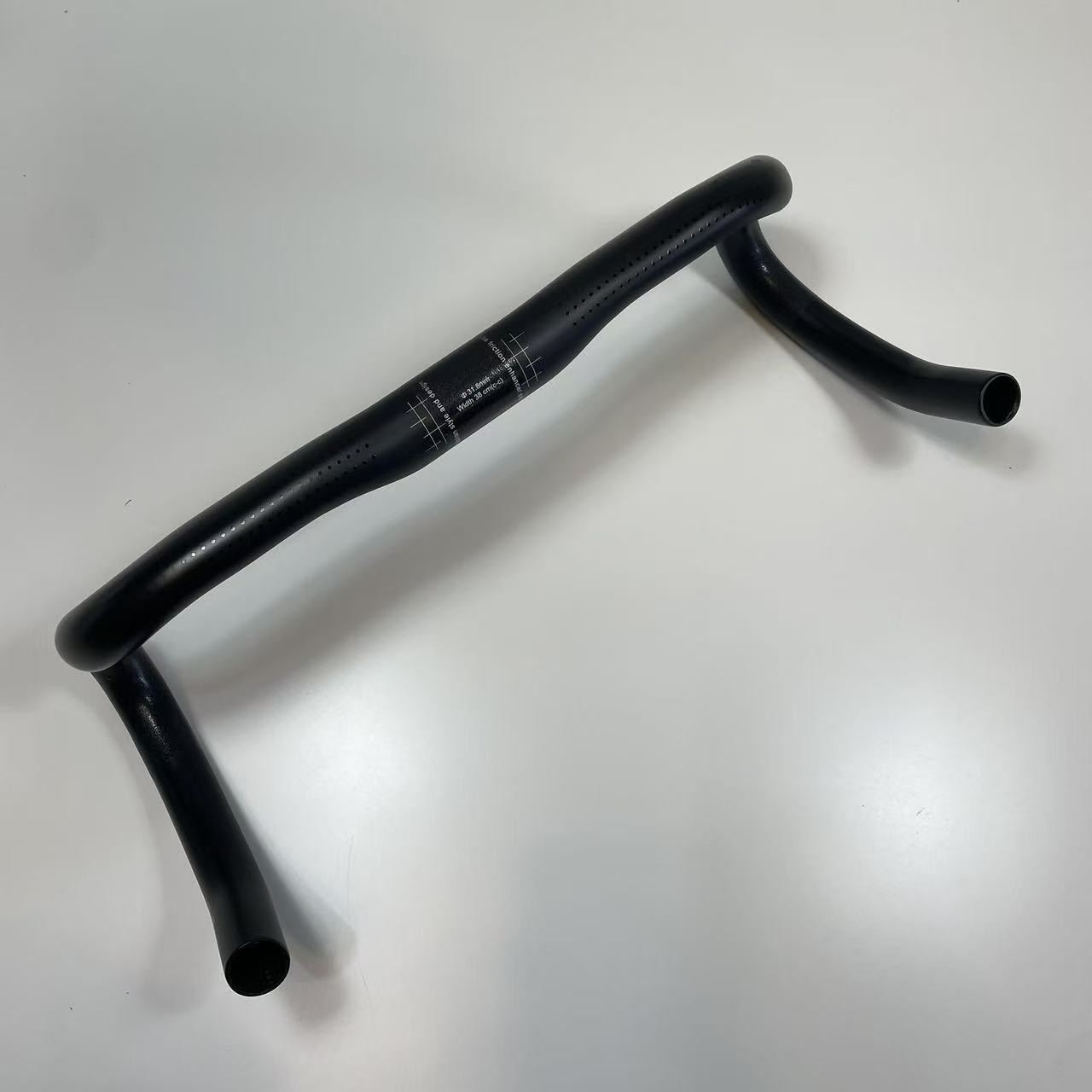 Road Bicycle Handlebars Carbon Handle Bar Drop Bars Cycling Groove Design 38cm