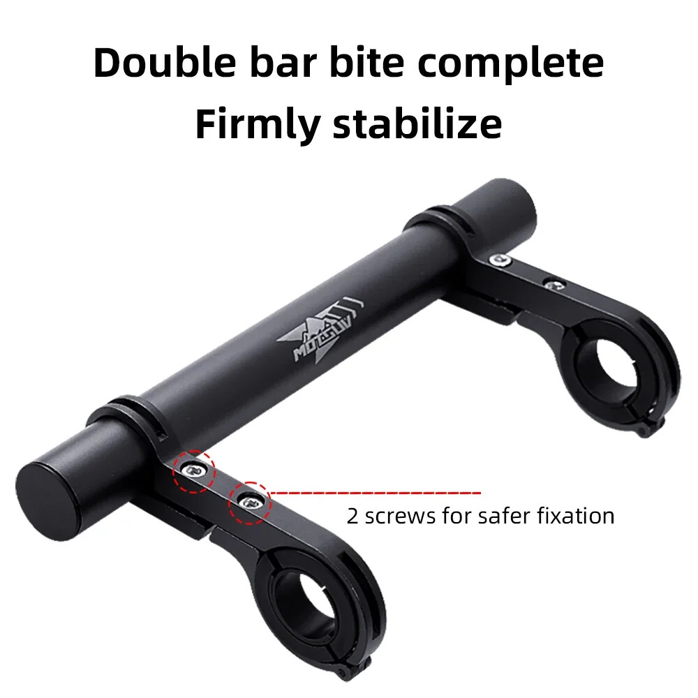 10/20/30cm Bicycle Handlebar Extended Bracket MTB Headlight Mount Extented Bar