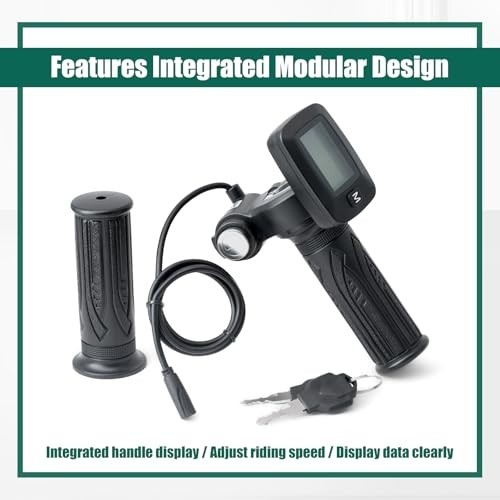 Upgrade 48V Ebike Speedometer Throttle with M Key Replacement for Electric Dirt
