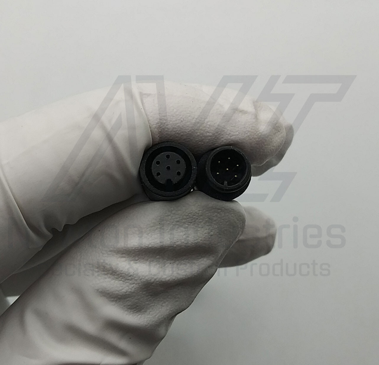 eBike 25cm Julet 6-pin black Male to Female Extension Cable Display Waterproof