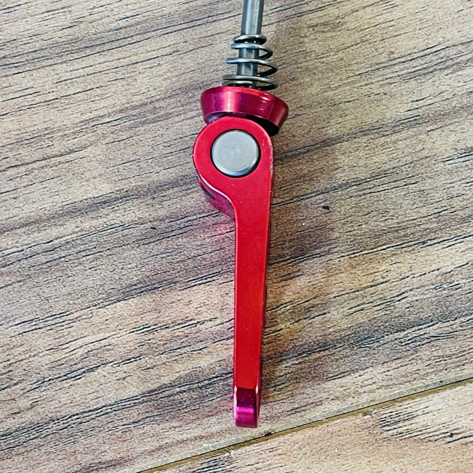  Ringle Ti-Stix Titanium Front Skewer 9mm Red Anodized Vintage 90s