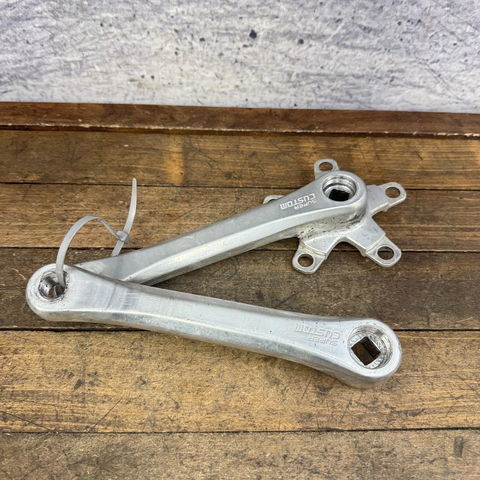 Vintage SR Super Custom Crankset 170mm 86 BCD Square Taper Road Bike Japan