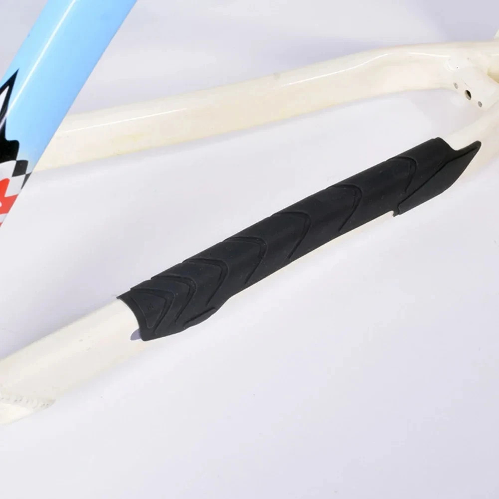 Bike Frame Chain Protector Silicone Sticker MTB Scratch Guard Chainstay Cover