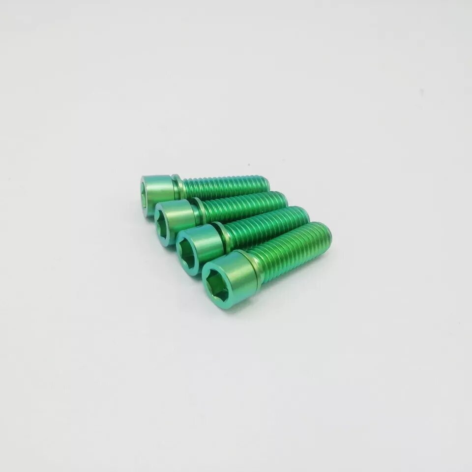 New Colorful Titanium Ti Bolt Screw M7x20mm Washer Allen Head
