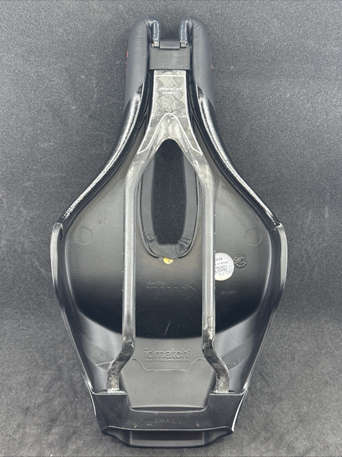 Selle Italia Iron EVO Superflow Carbon Rail Tri Saddle 256mm x 132mm MSRP $325