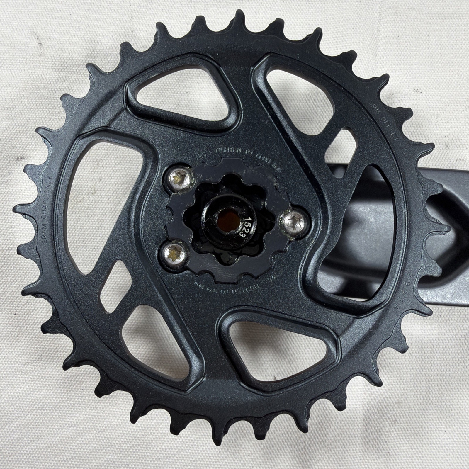 SRAM GX Eagle Crankset, Super Boost DUB, 170mm, 32T narrow wide, Lunar Gray