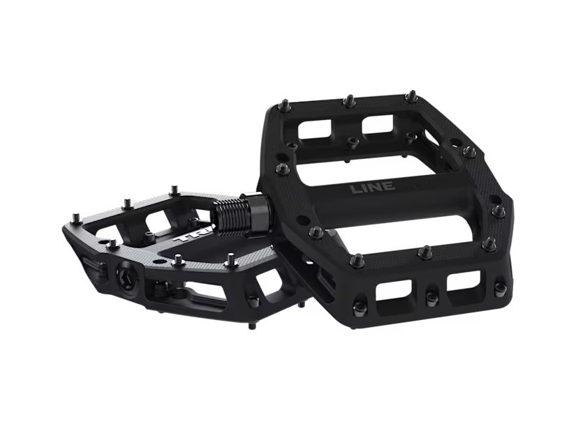New Trek Line Elite Flat Pedal Set Black Matte