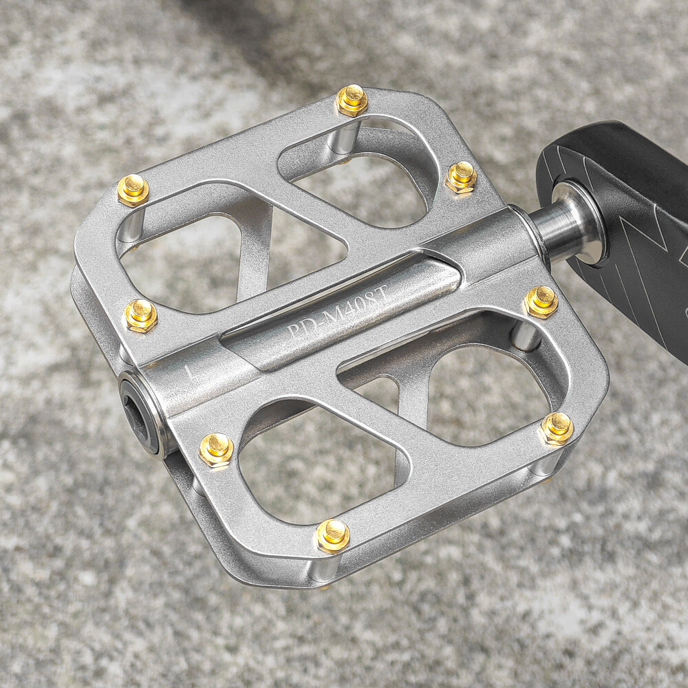 Promend 3 Bearings Ultralight MTB Road Bike Pedals Full Titanium Bicycle Pedals