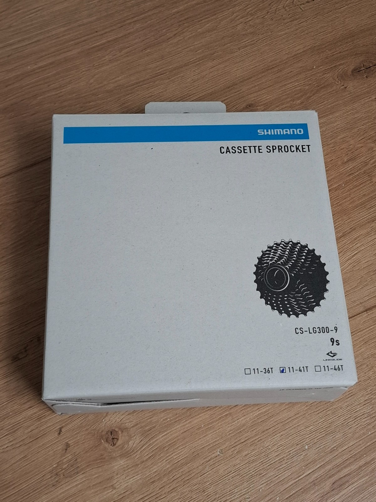 Shimano CUES CS-LG300 Cassette 9-Speed 11-41T LINKGLIDE Black NEW