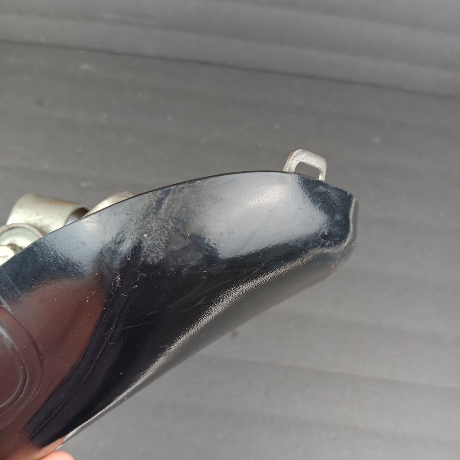 Vintage Centaur Italy Spring Bicycle Seat 10.25″×5.75″ Inches Black Vinyl Rubber