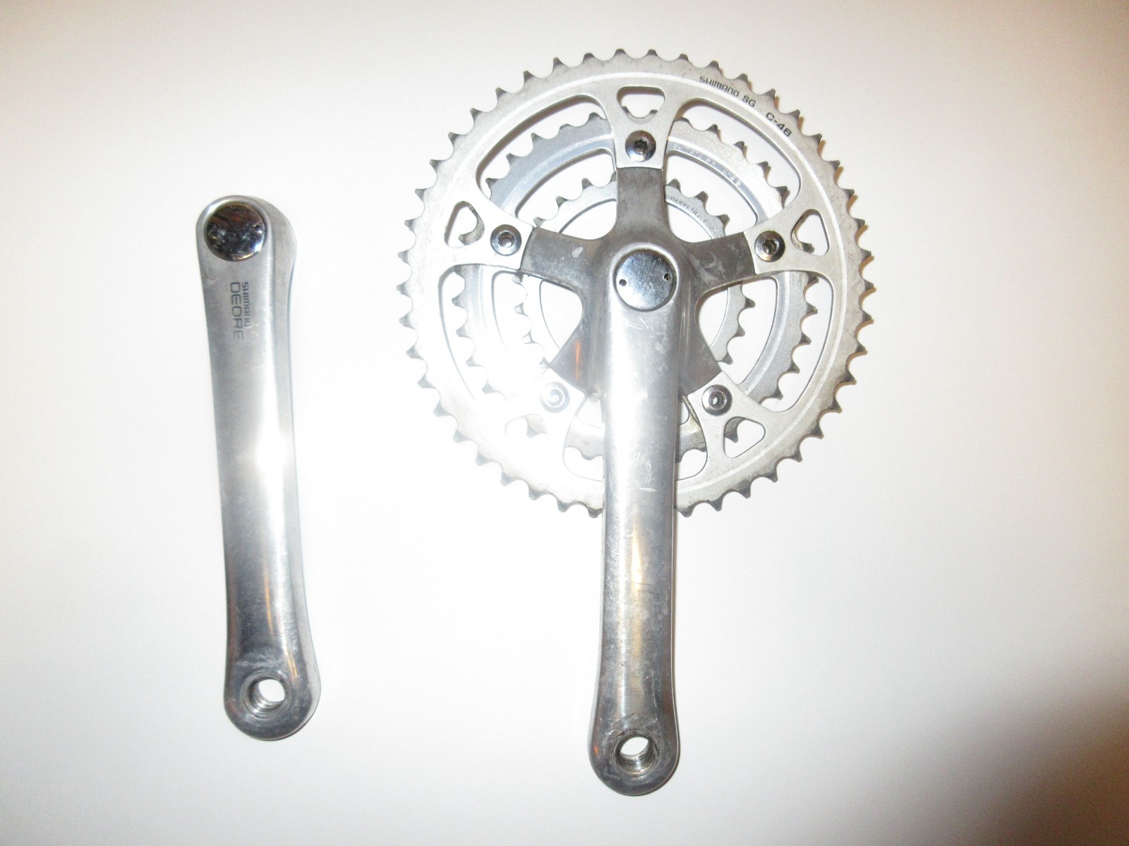 Shimano Deore FC-MT60 Triple Mountain Bike Triple Cranks 175 Crankset 48/38/24