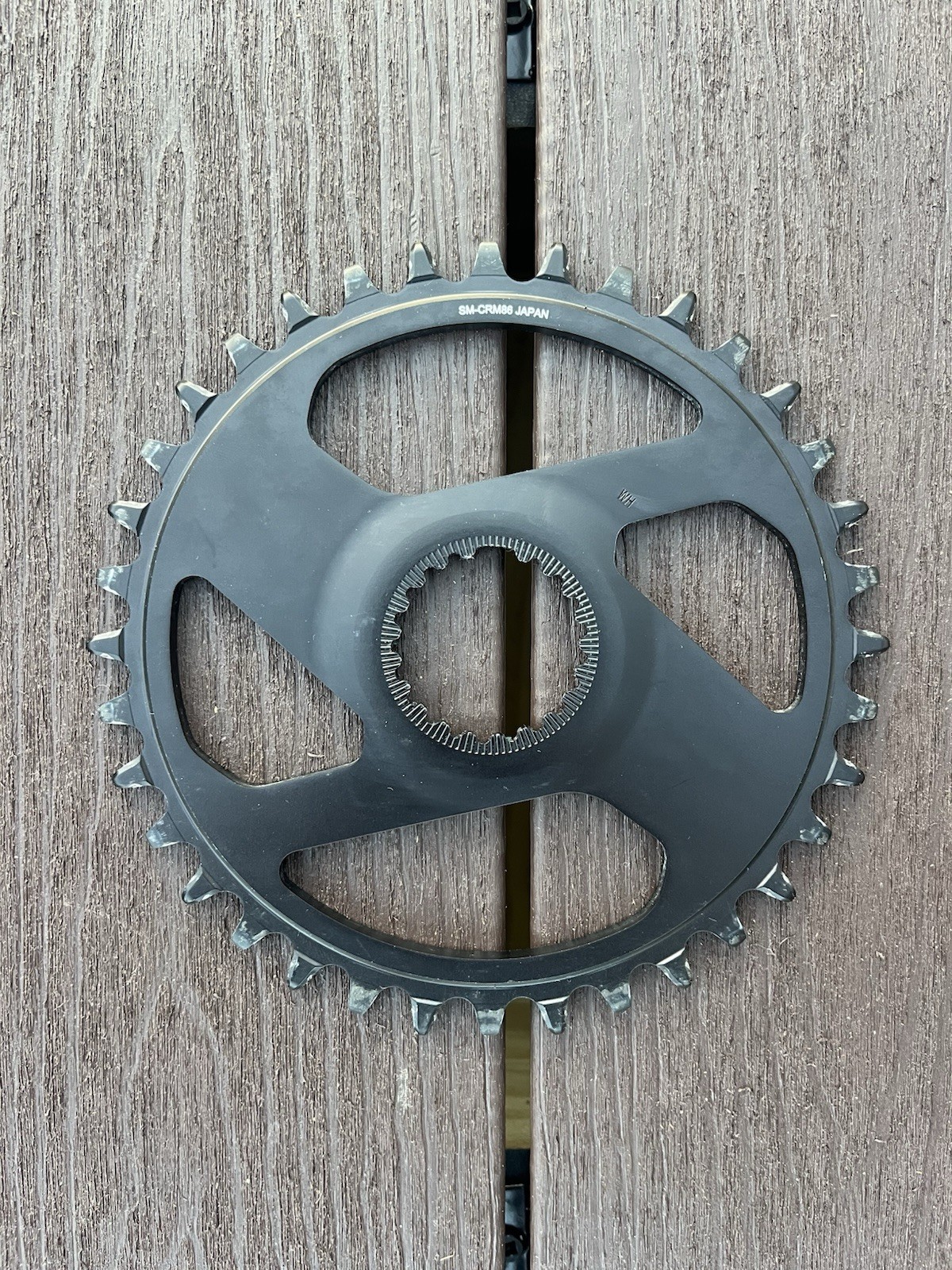 Shimano SM-CRM85 36T Direct Mount MTB Chainring Aluminum Black