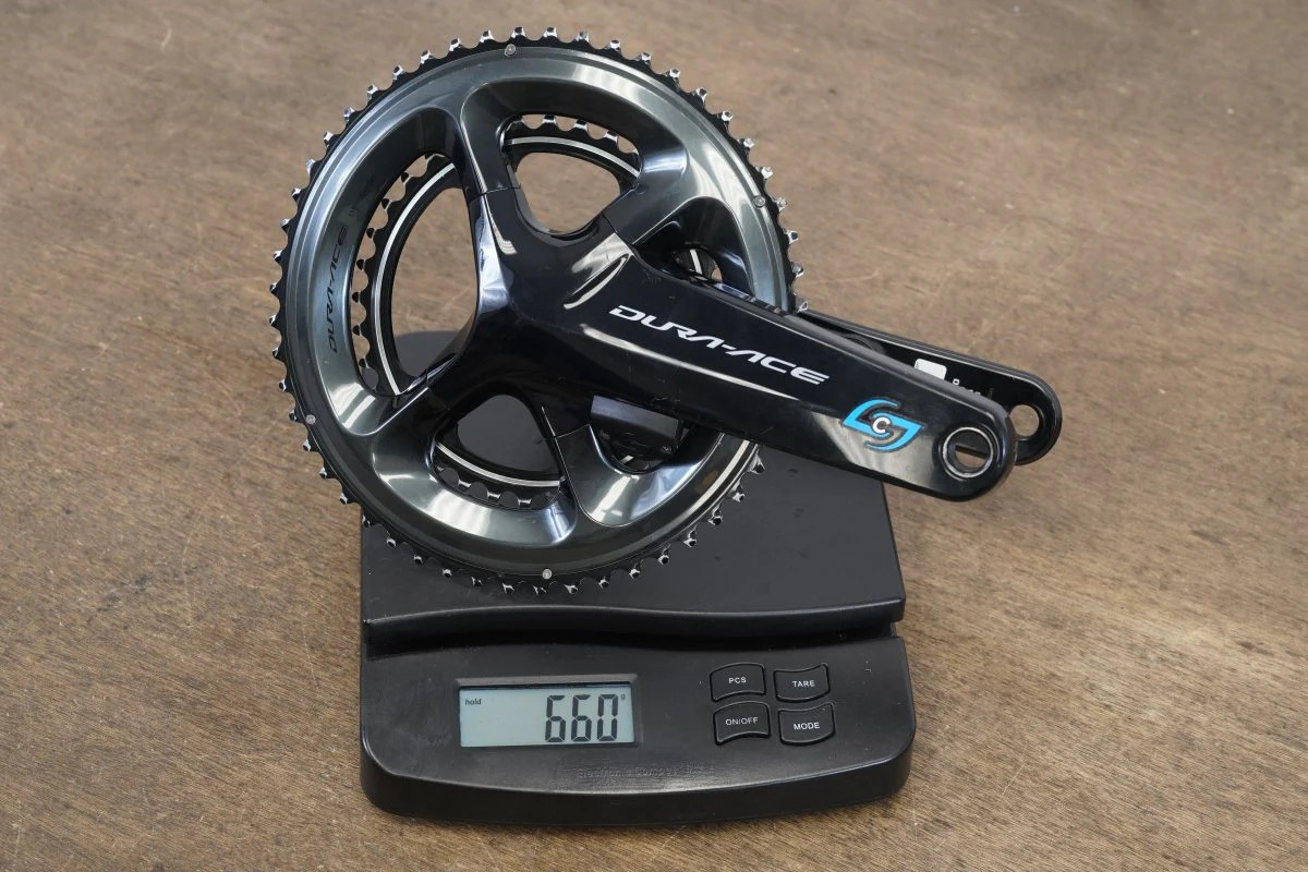 175mm 52/36T Dura-Ace FC-R9100 Stages Dual Sided Power Meter Crankset 9100 660g