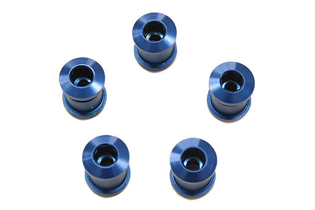 OMNI Racer WORLDS LIGHTEST Crankset Chainring Bolts Fits Shimano, Sram: BLUE