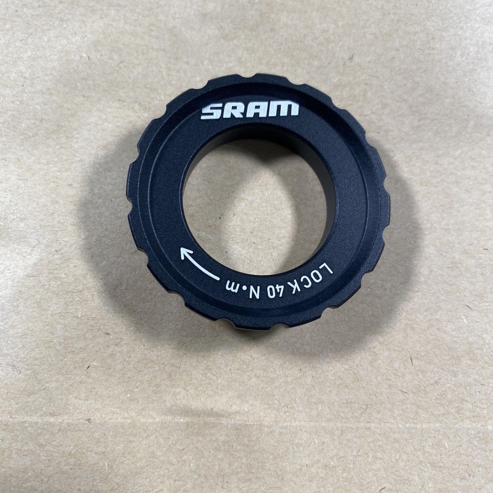 SRAM Center Lock Disc Brake Rotor Lockring 40Nm Black Bicycle MTB Road Bike