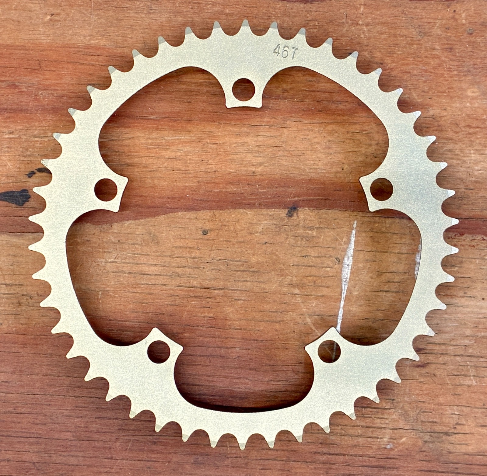 New Chainring 46 tooth 3/32″ 130 bcd Single Ring / Fixed Bronze Gold Color Asia