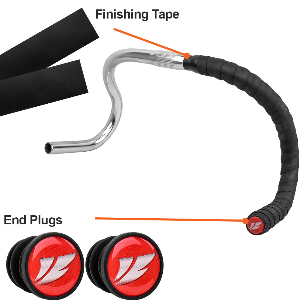 BV Road Bike Handlebar Tape Bicycle Bar Wraps EVA 3M Adhesive Non-Slip Soft