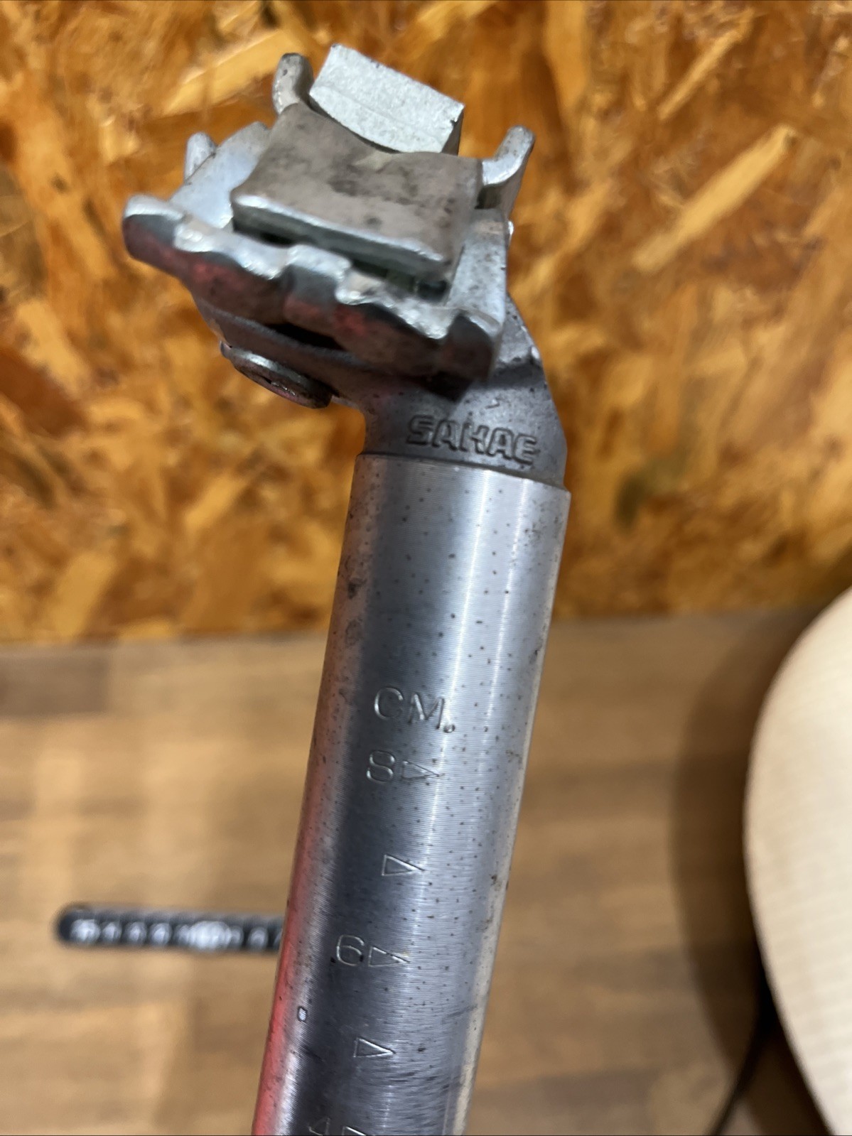 1980 SR Sakae Used Aluminum Seatpost 25.8 mm Silver JAPAN