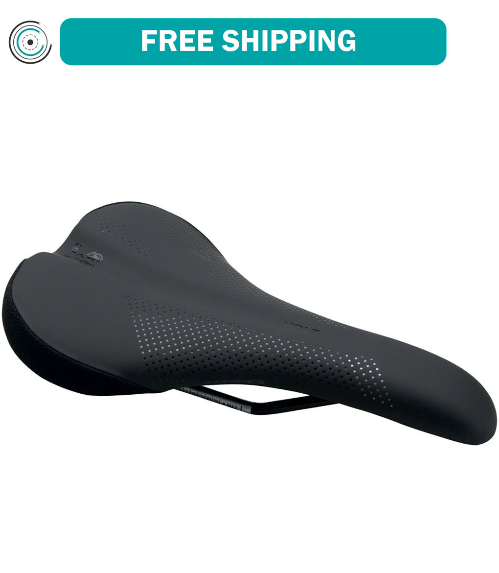 WTB Volt Saddle Steel Black Wide Mountain Saddle Medium Padding Thickness