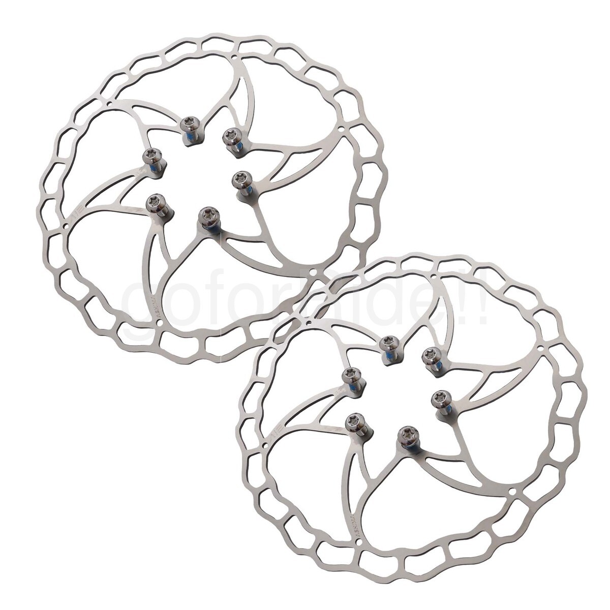 Ashima Ai2 Stainless Steel Bike Disc Rotor 160mm 73g 2pcs Lightweight