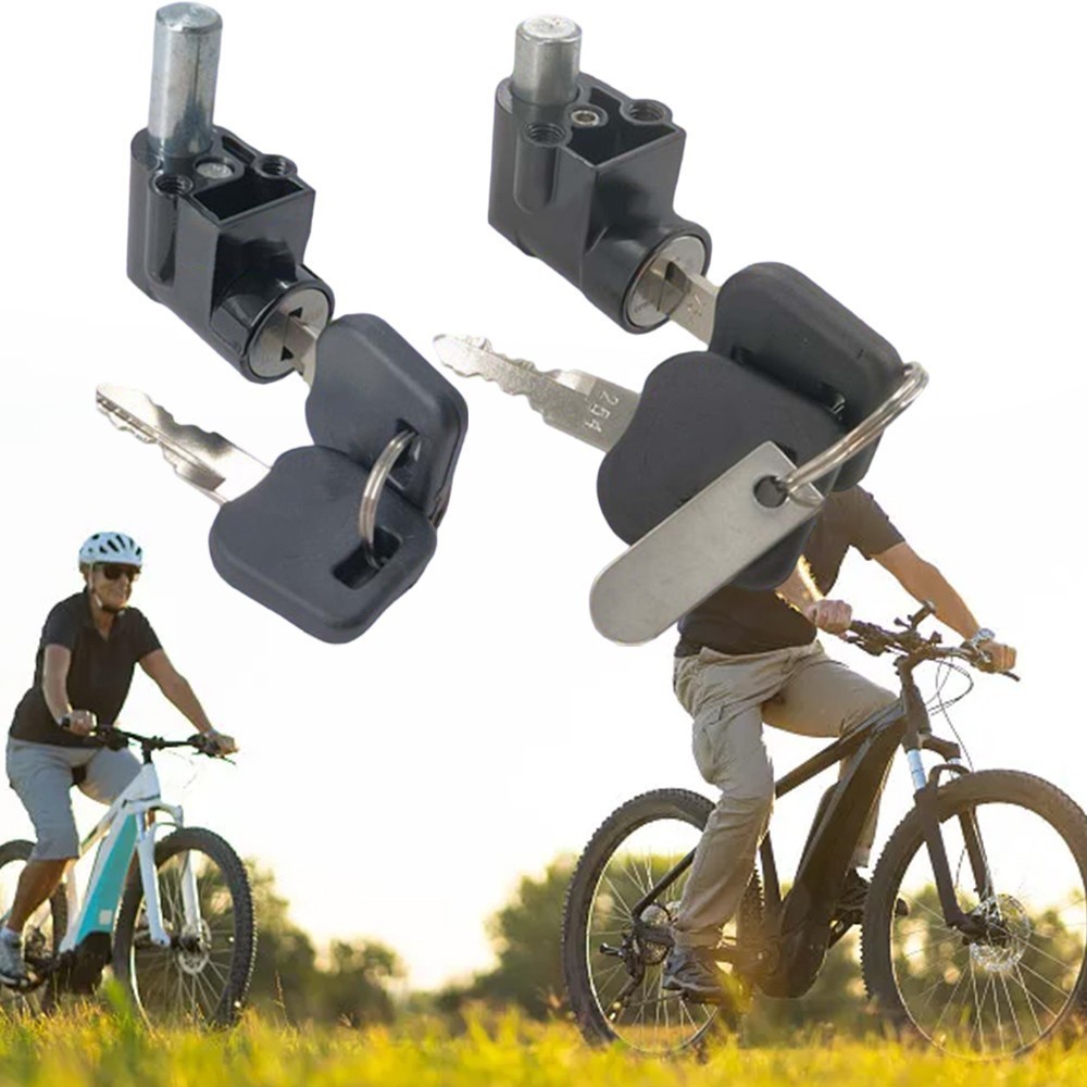 Bike Battery Lock For Ebike Battery Security Power Lock & Key Battery Case Lock
