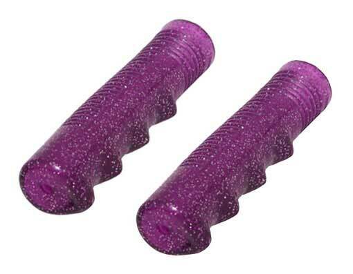 Bike Lowrider Grips 7/8 long 115mm Sparkle/Purple. bike part ,bicycle parts.