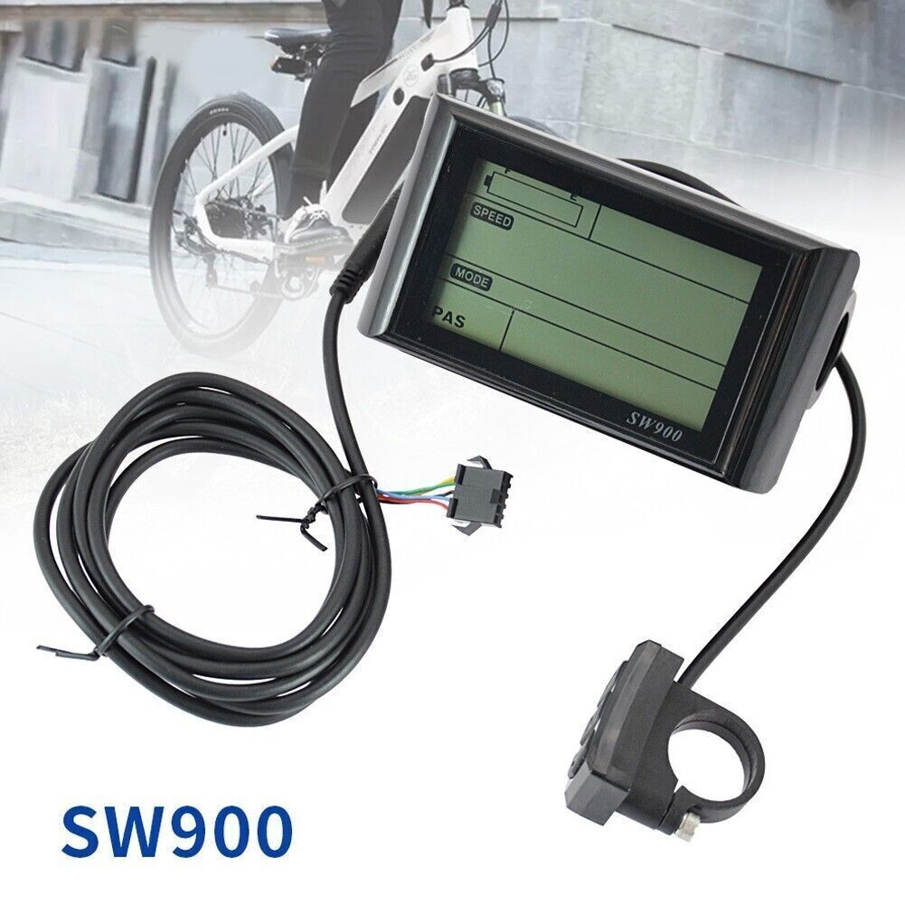 5Pin LCD S900 Display Meter Control Panel 24-72V E-Bike Electric/Bicycle Scooter