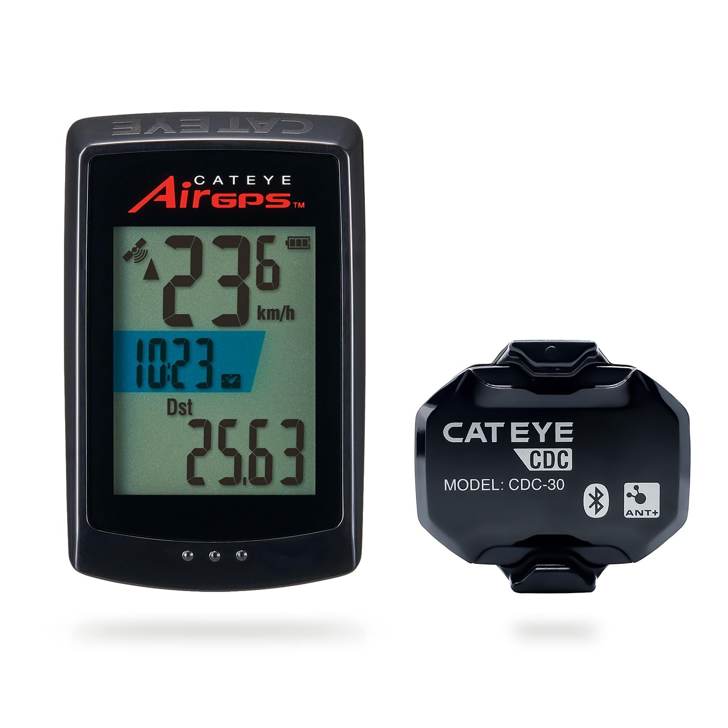 – AirGPS Sensorless USB Rechargeable GPS Cycling Computer (CC-GPS100 & CDC-30)